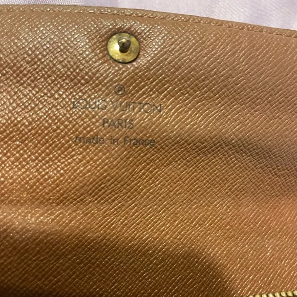 Louis Vuitton Brown and Gold Monogram Clutch - Picture 4 of 10